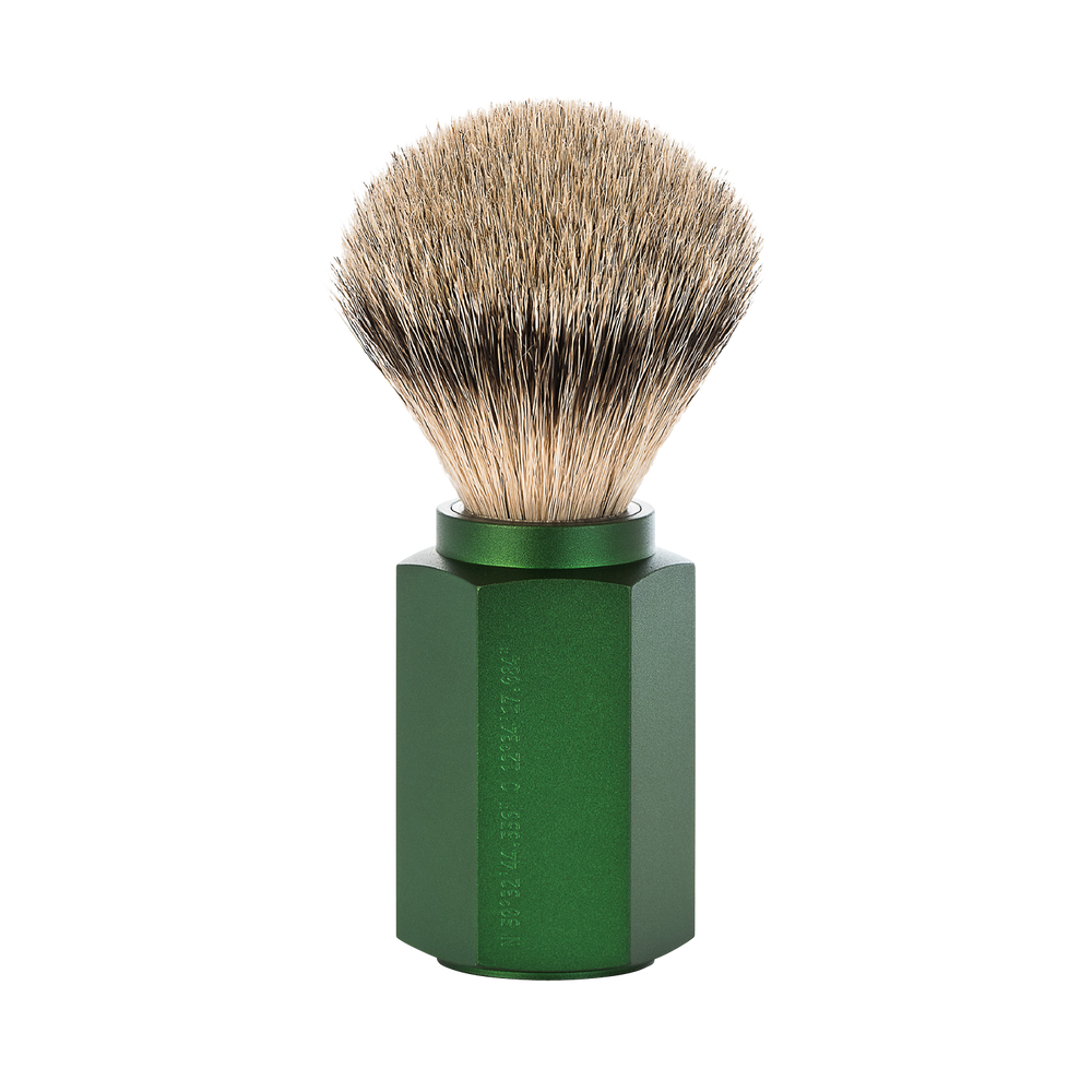 Mühle HEXAGON Shaving Brush Silvertip