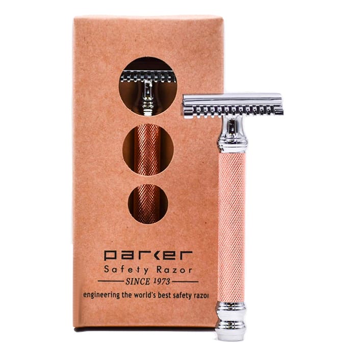 Parker Safety Razor 63C Rose Gold Open Comb