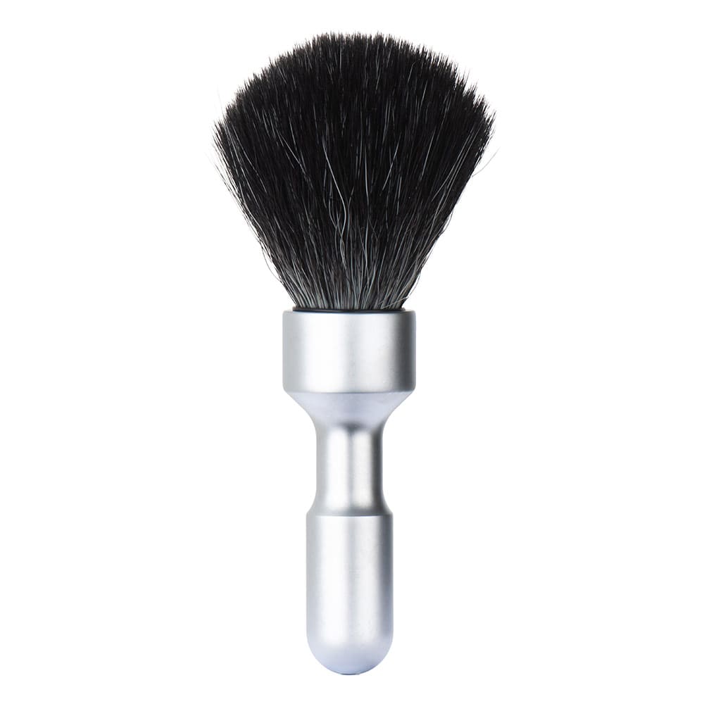 Merkur Shaving Brush Black Futur – Matte Chrome