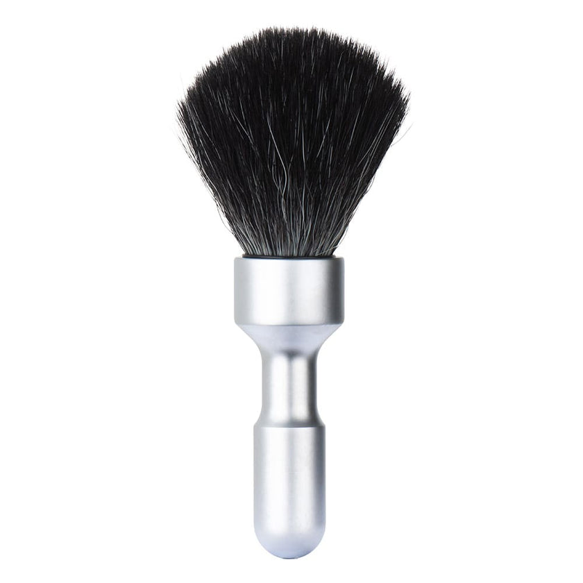 Merkur Shaving Brush Black Futur – Matte Chrome