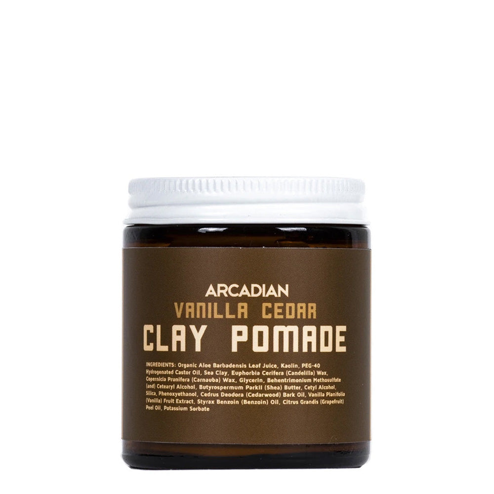 Arcadian Vanilla Cedar Clay Pomade