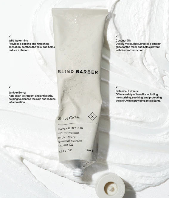 Blind Barber Watermint Gin Shave Cream