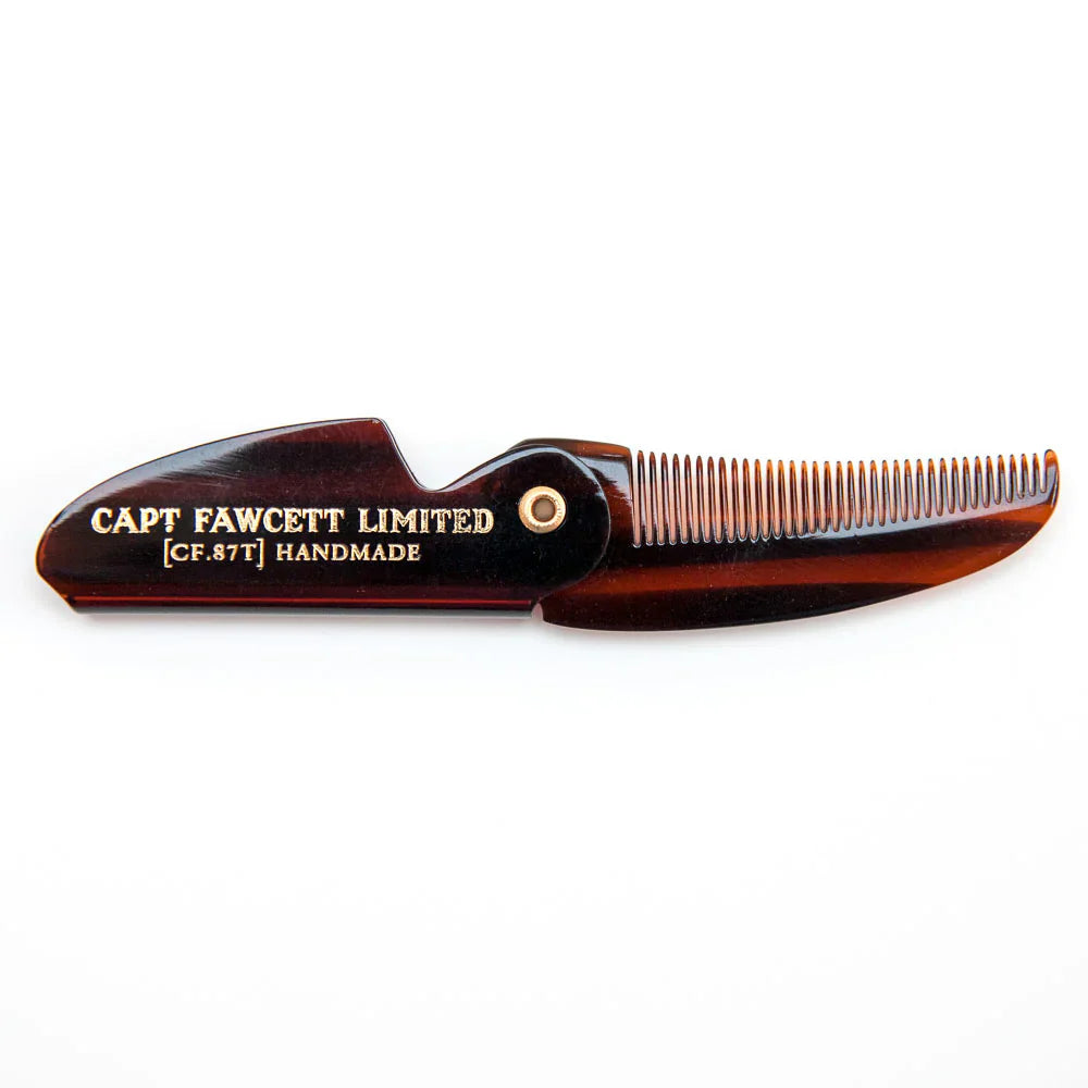 Captain Fawcett Foldable Moustache Comb