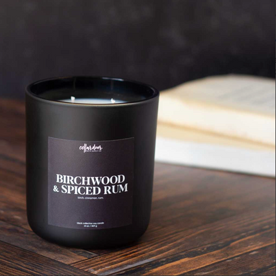 Bild av Double Wick Scented Candle – Birchwood & Spiced Rum