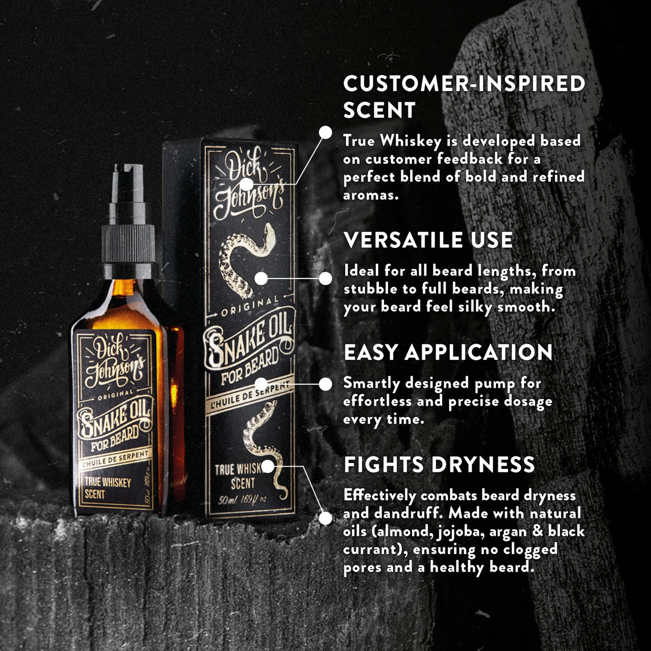 Snake Oil for Beard – True Whiskey