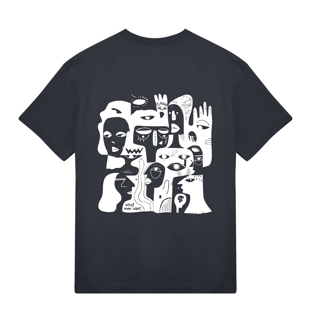 The Alpha Men Oversized T-shirt Svart