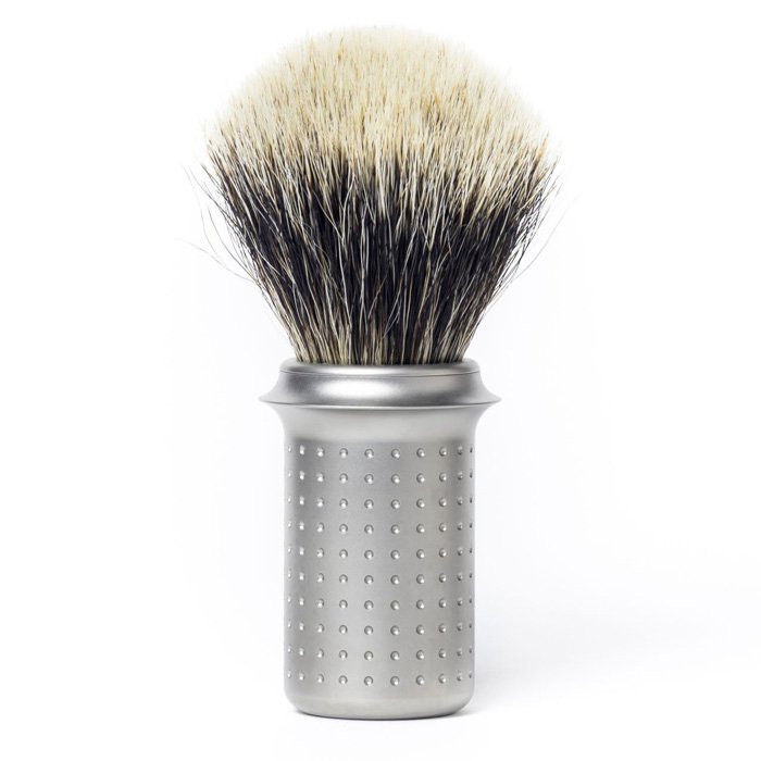 Tatara Shaving Brush Masamune – Finest Badger – Silver