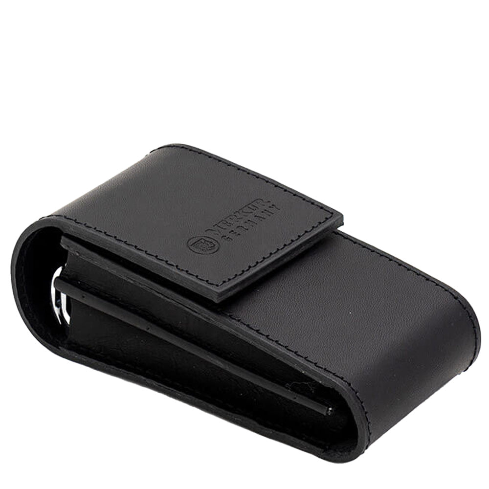Merkur Safety Razor Travelcase – Black Leather