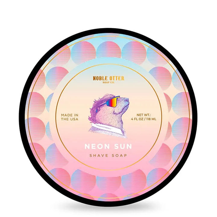 Noble Otter Shaving Soap – Neon Sun