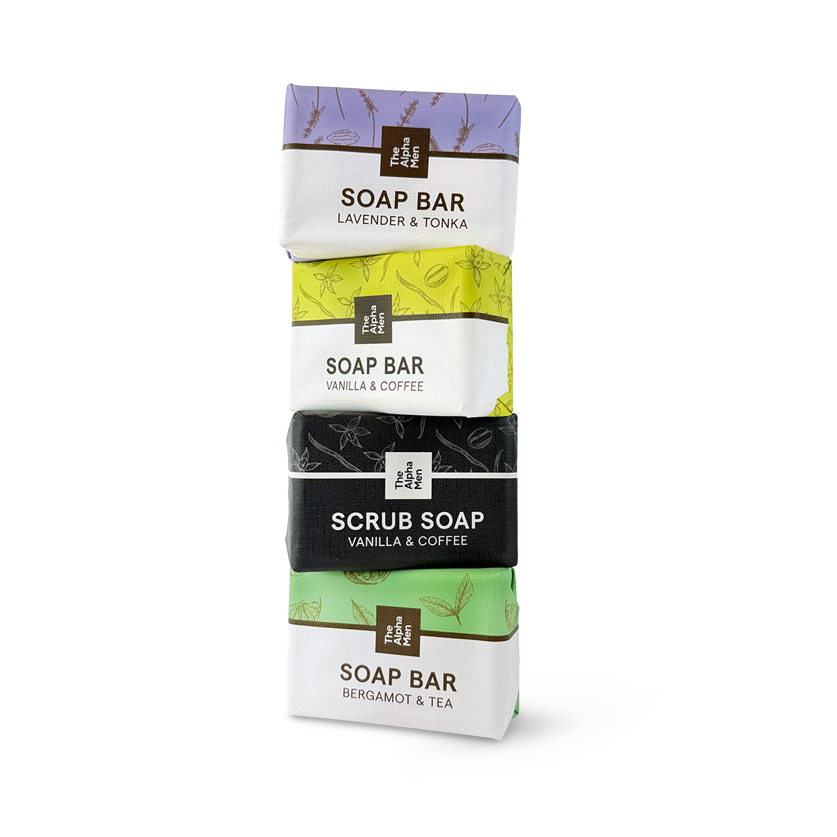 The Alpha Men Soap Bar 4 Pack