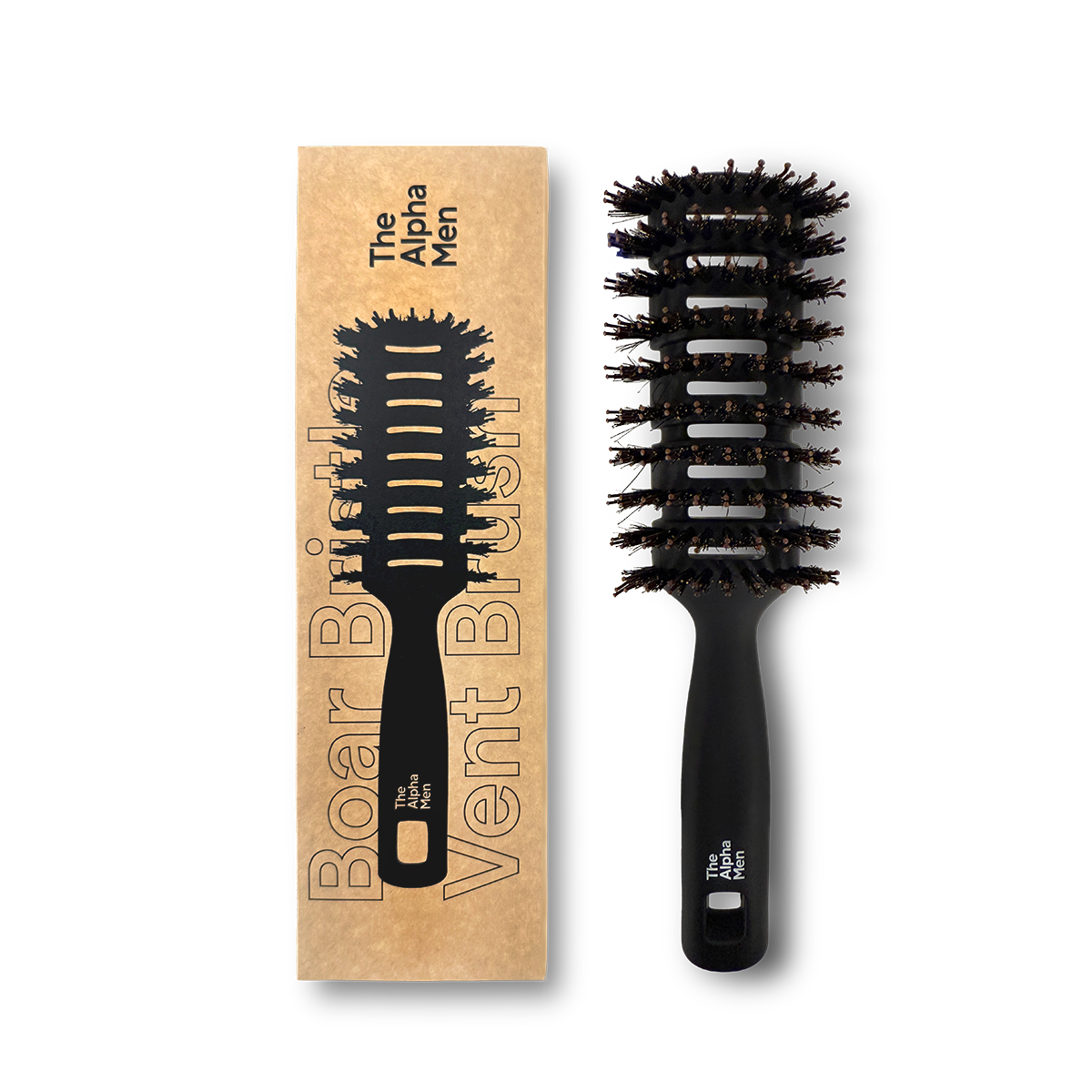 The Alpha Men Vented Boar Bristle Brush