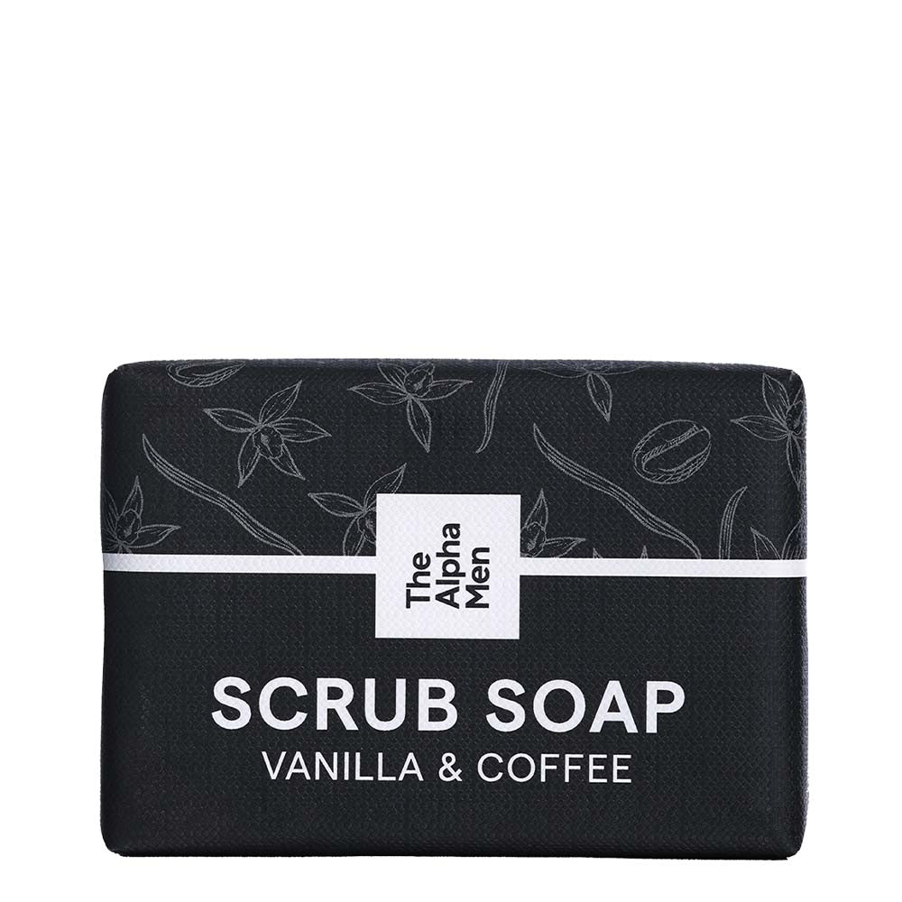 The Alpha Men Scrub Soap – Vanilla & Coffee