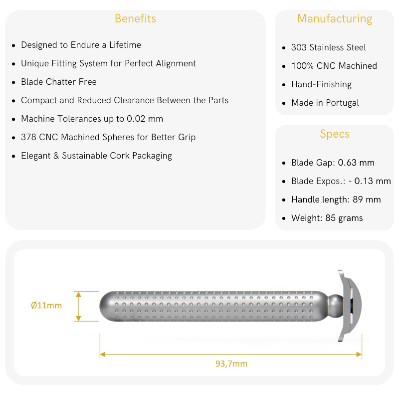 Safety Razor Open Comb Masamune tatara razors