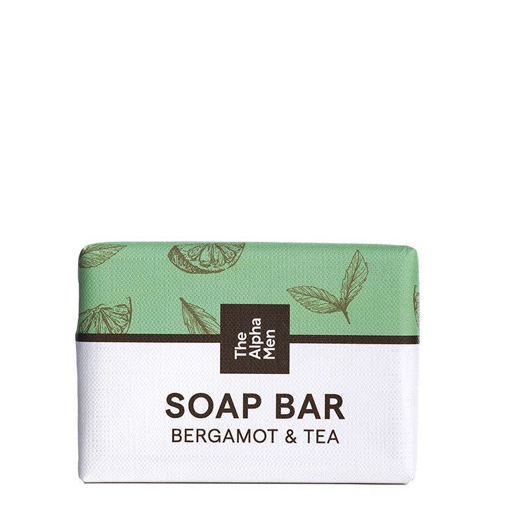 The Alpha Men Soap Bar bergamot & tea