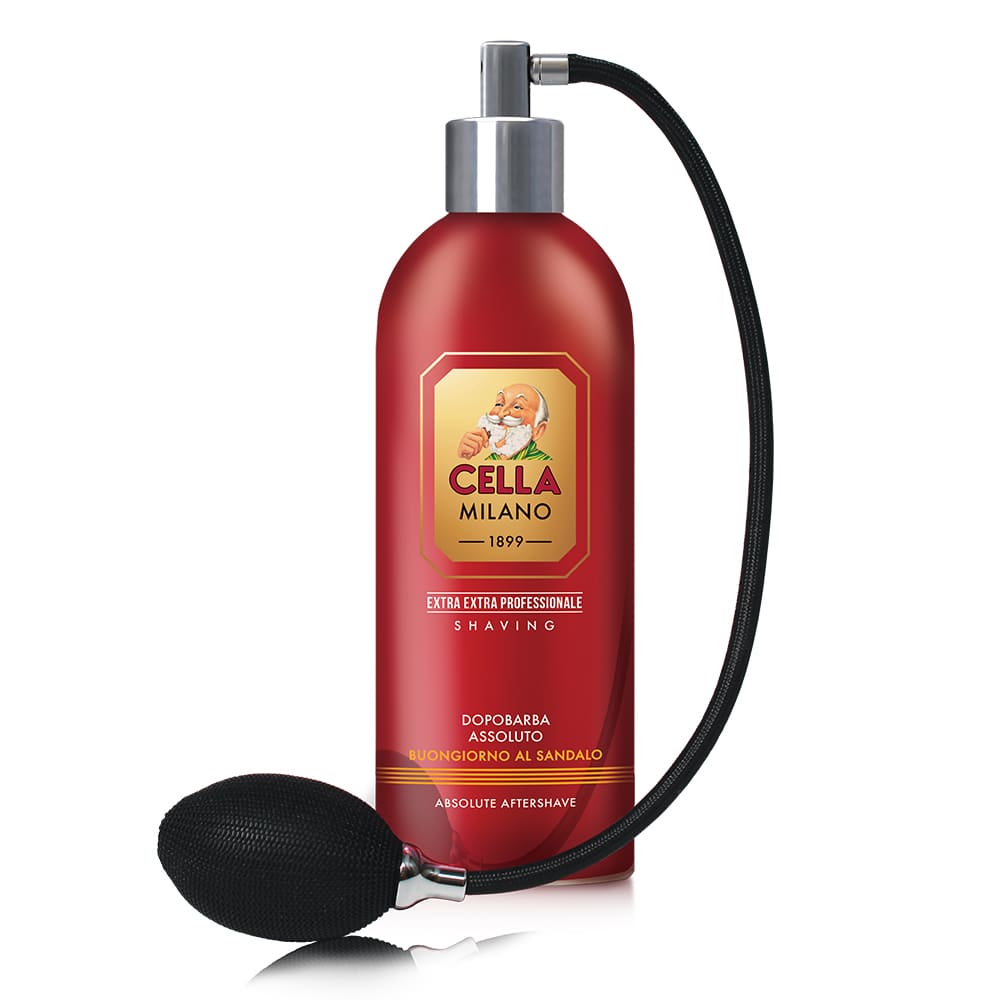 Cella Milano Aftershave med spraypump – Buongiorno al Sandalo