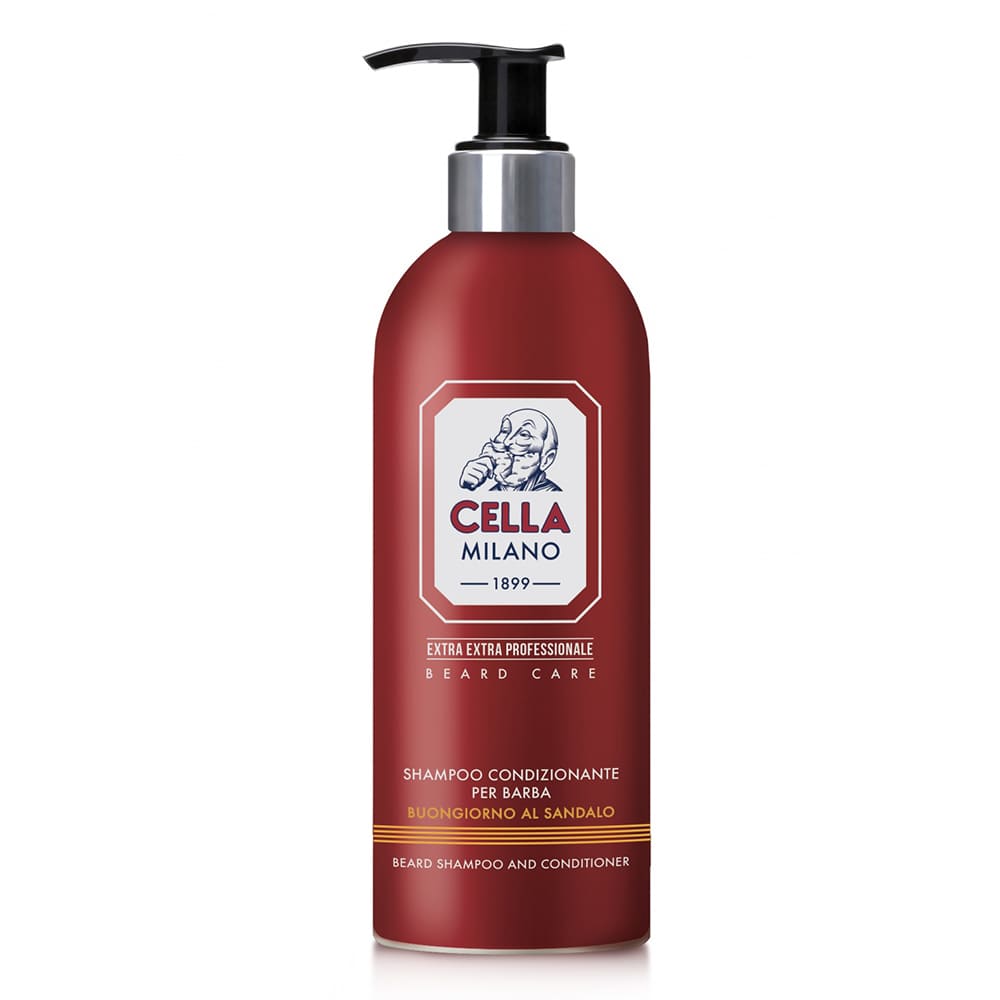 Cella Milano Skäggschampo med balsam – Buongiorno al Sandalo