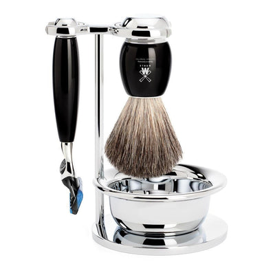 Bild av Vivo Fusion Shaving Set 4-Piece - Black