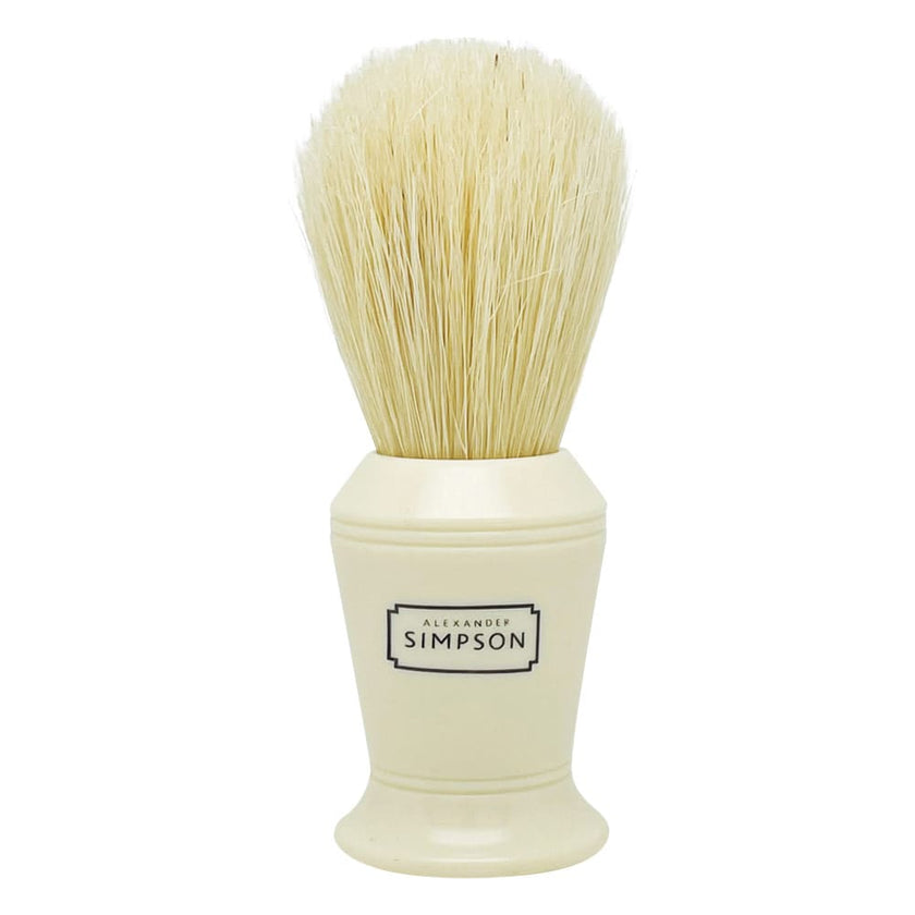 Simpsons Shaving Brush Barbican – Bleached Bristle