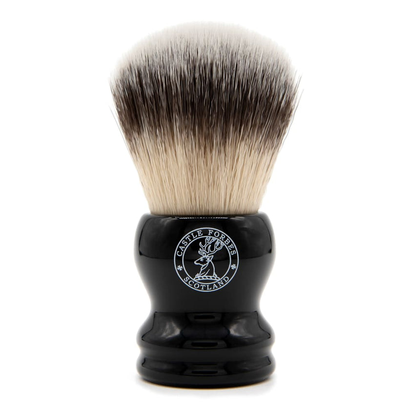 Castle Forbes Shaving Brush Synthetic – Black