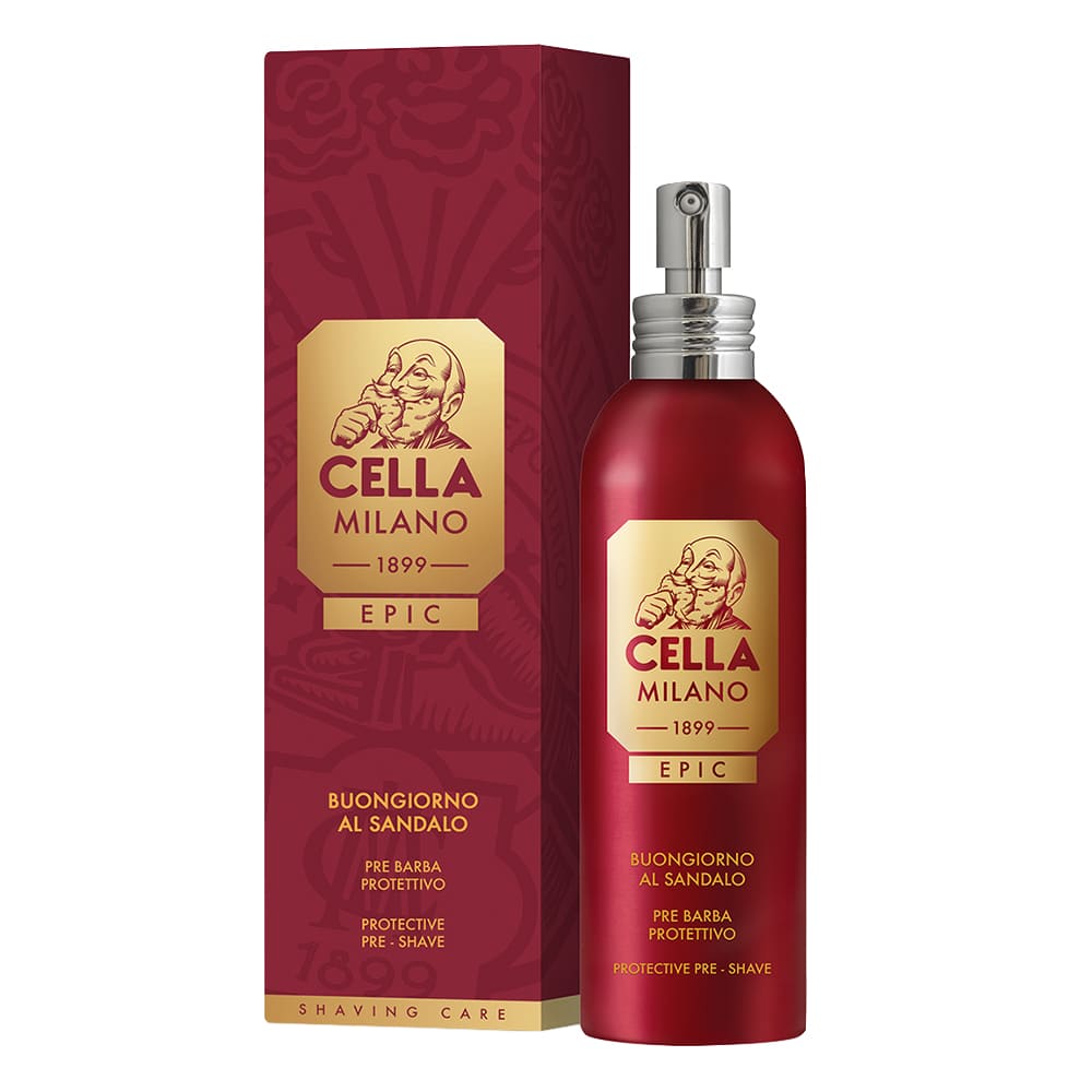 Cella Milano Epic Protective Pre-Shave – Buongiorno al Sandalo