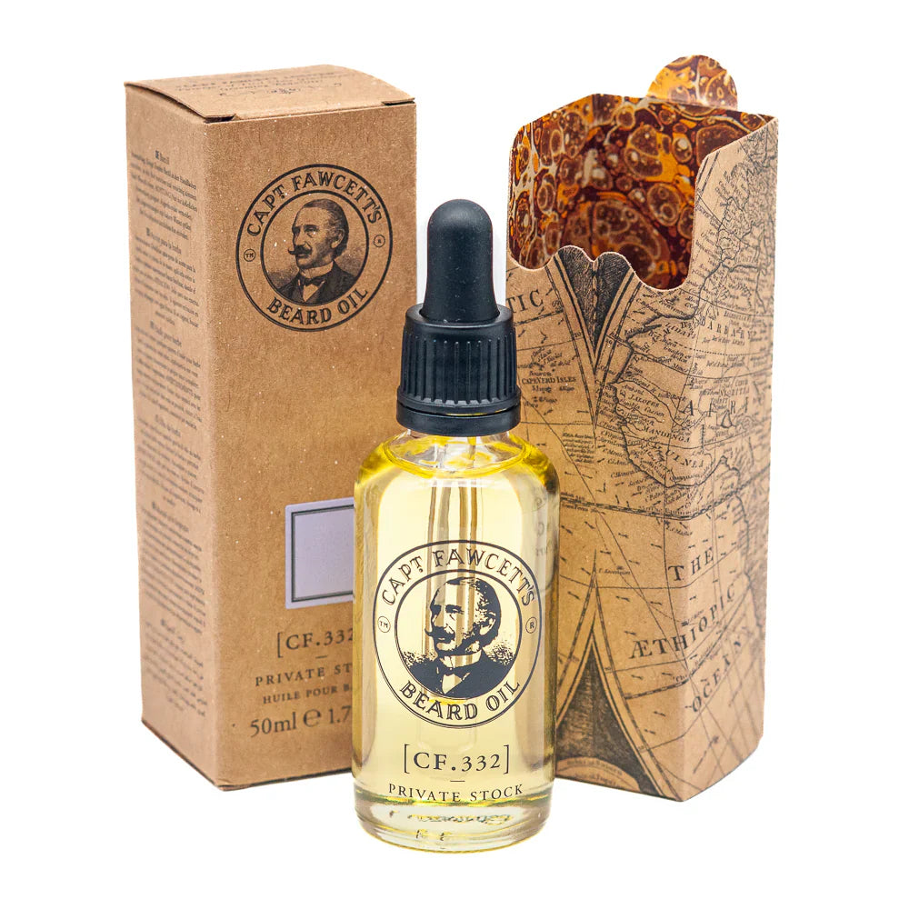 Captain Fawcett Beard Oil – Private Stock