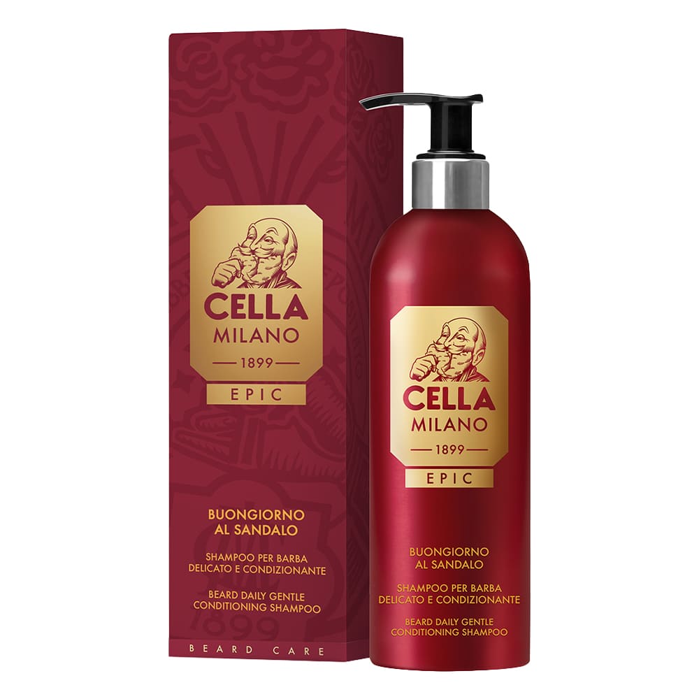 Cella Milano Epic Skäggschampo – Buongiorno al Sandalo