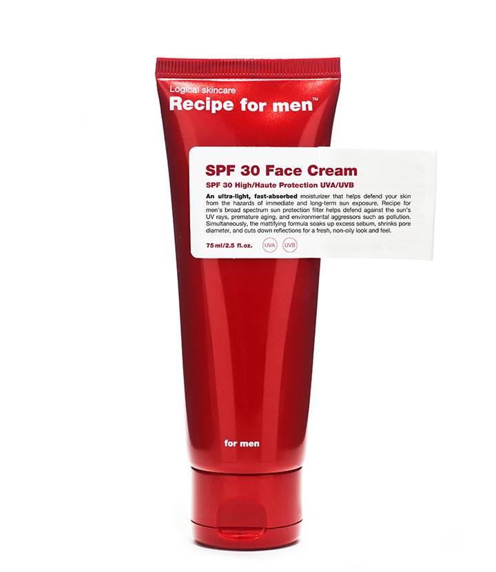 Recipe for Men Face Cream – SPF 30