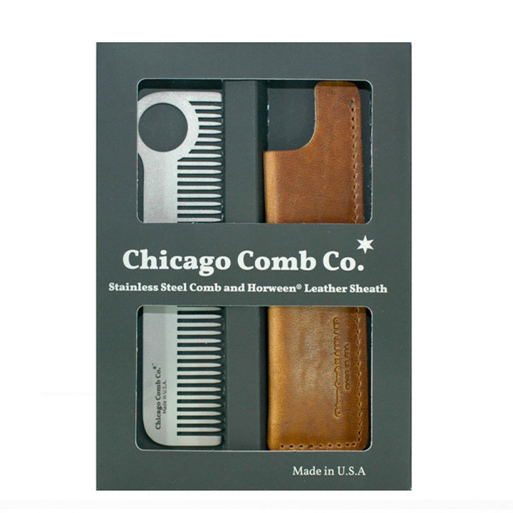 Chicago Comb Co. Presentbox Modell Nr. 1 – Rostfritt stål