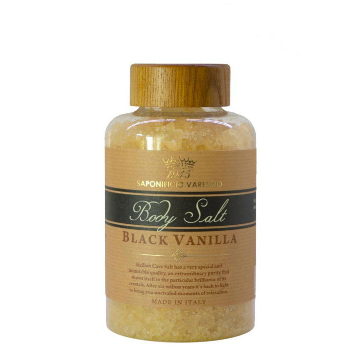 Saponificio Varesino Body Salt – Black Vanilla