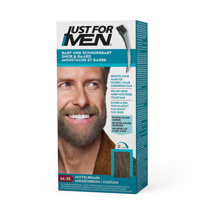Image of product Mustache & Beard – Medium Brown M-35