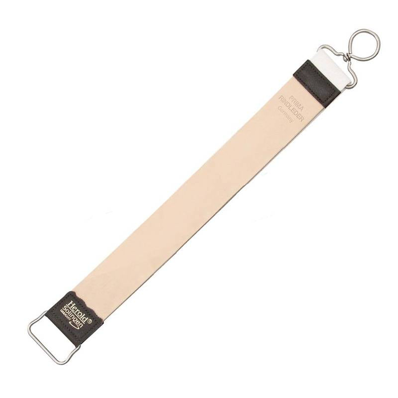 Herold of Solingen Hanging Razor Strop 185Ri – Double Sided – Cowhide Leather/Synthetic