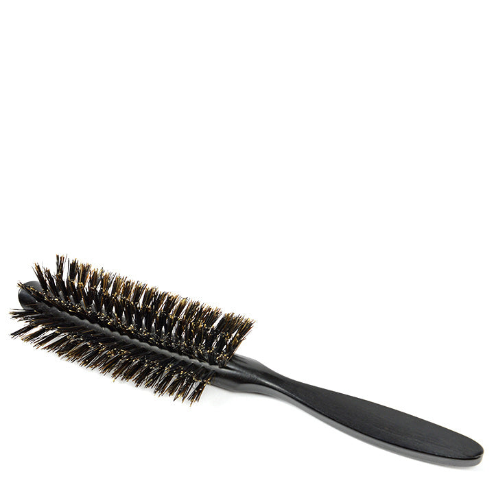 Mariella Martinato Black Ebony Wood Round Hair Brush