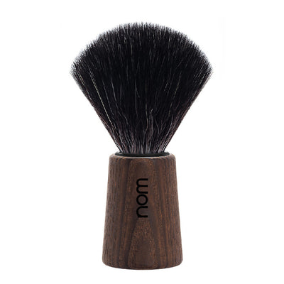 Bild av Shaving Brush Theo – Dark Ash – Black Fibre